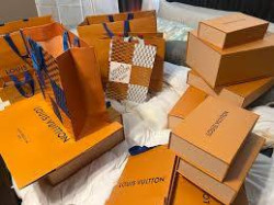 2 small Louis Vuitton box, 2 small Louis Vuitton bag filled w jewelry - $33 (Murray Hill)