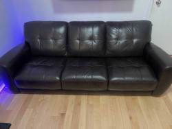Beautiful Leather Sofa from Macy's