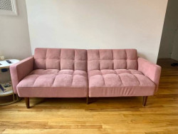 Convertible Sleeper Sofa, 77 inch