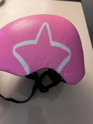 Dr Bike pink star helmet - for bike scooter skateboard - $5 (Harlem / Morningside)