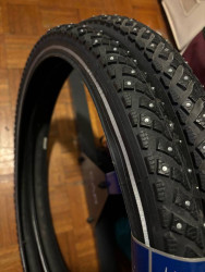 Schwalbe Marathon Winter studded tires 26x1.75 - $90 (Woodside)