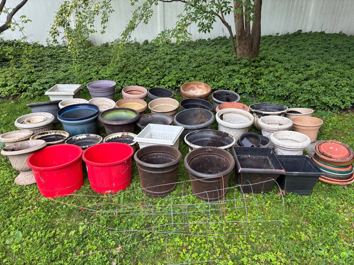 35+ large flower pots for $50 - $50 (Bedford Hills/Katonah)-pic_1