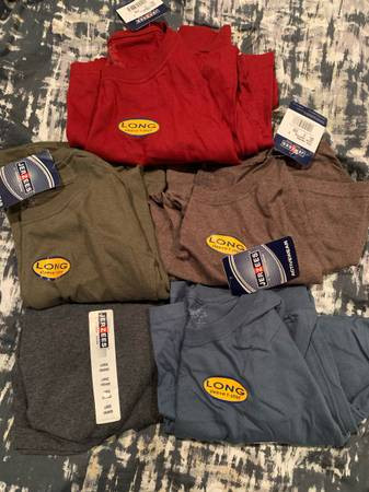 5 LONG SLEEVE SHIRTS(JERZEES LG.NEW) - $6-pic_1