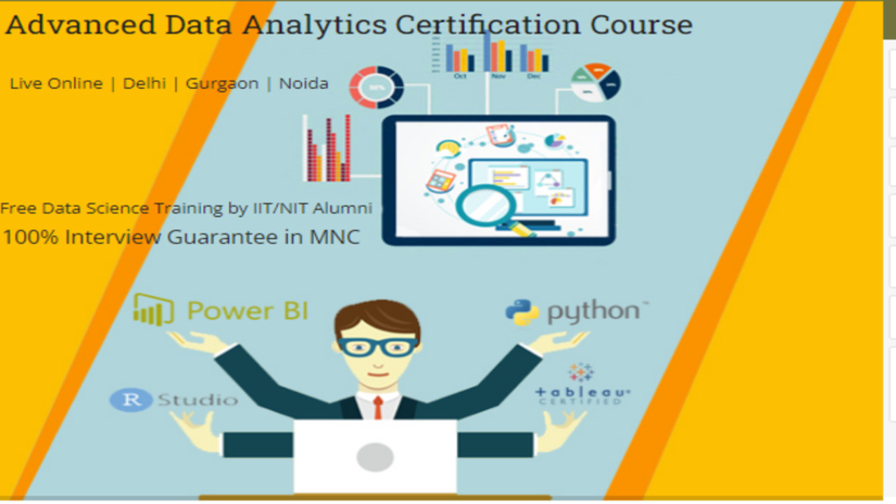 Affordable Data Analytics Course in Delhi NCR, Excel, VBA, SQL, Power BI, and Free Data Science Certification till 30 Aug 2025, by "SLA Consultants India"