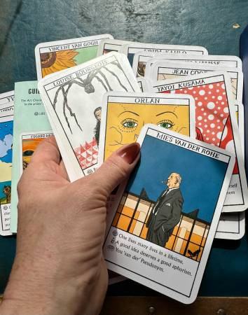 Art Oracles: Creative & Life Inspiration from Great Artists Cards - $10 (Inwood / Wash Hts)-pic_1