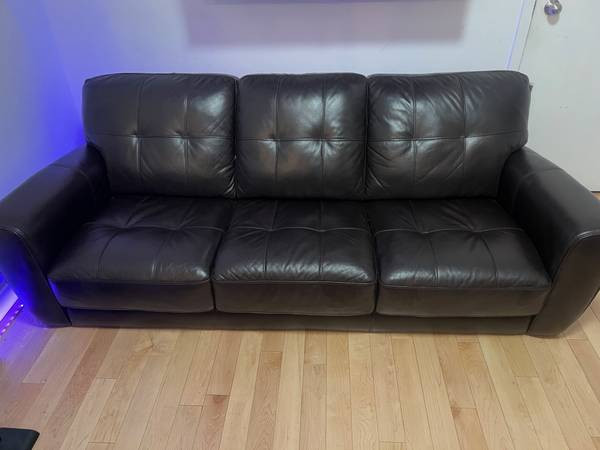Beautiful Leather Sofa from Macy's