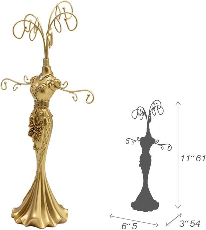 Luxury Golden Coating Jewelry Display Stand (NEW) - $10 (Forest Hills)-pic_1