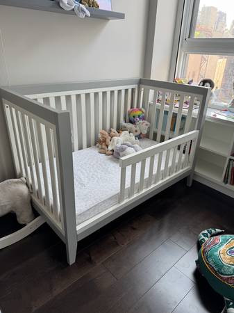Pottery Barn Kids Tatum Crib with Toddler Bed Conversion Kit