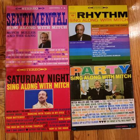 Vintage Mitch Miller Singalong Record Collection - $10 (Brooklyn)