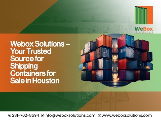 Webox Solutions /  shipping container for sale in houston,texas-pic_1