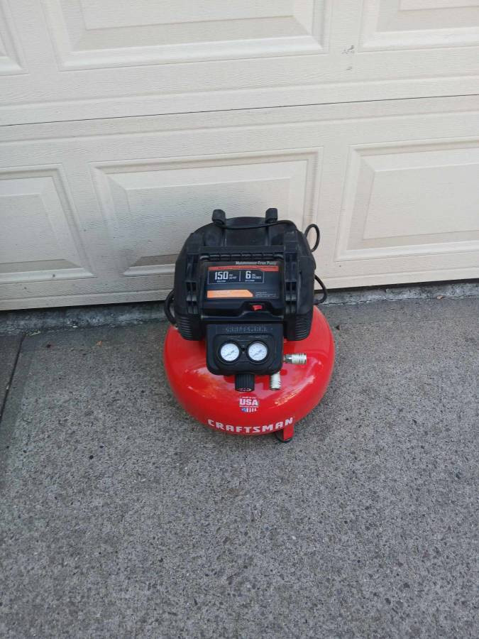 compressor 6 gal 150 psi craftsman air electric brand new $100 - $100-image