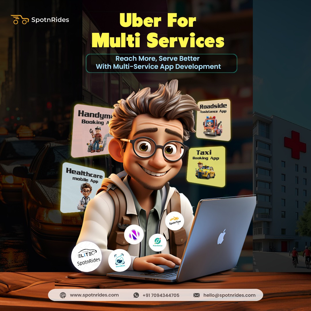 Launch Your Profitable Multi-Service Super App with SpotnRides